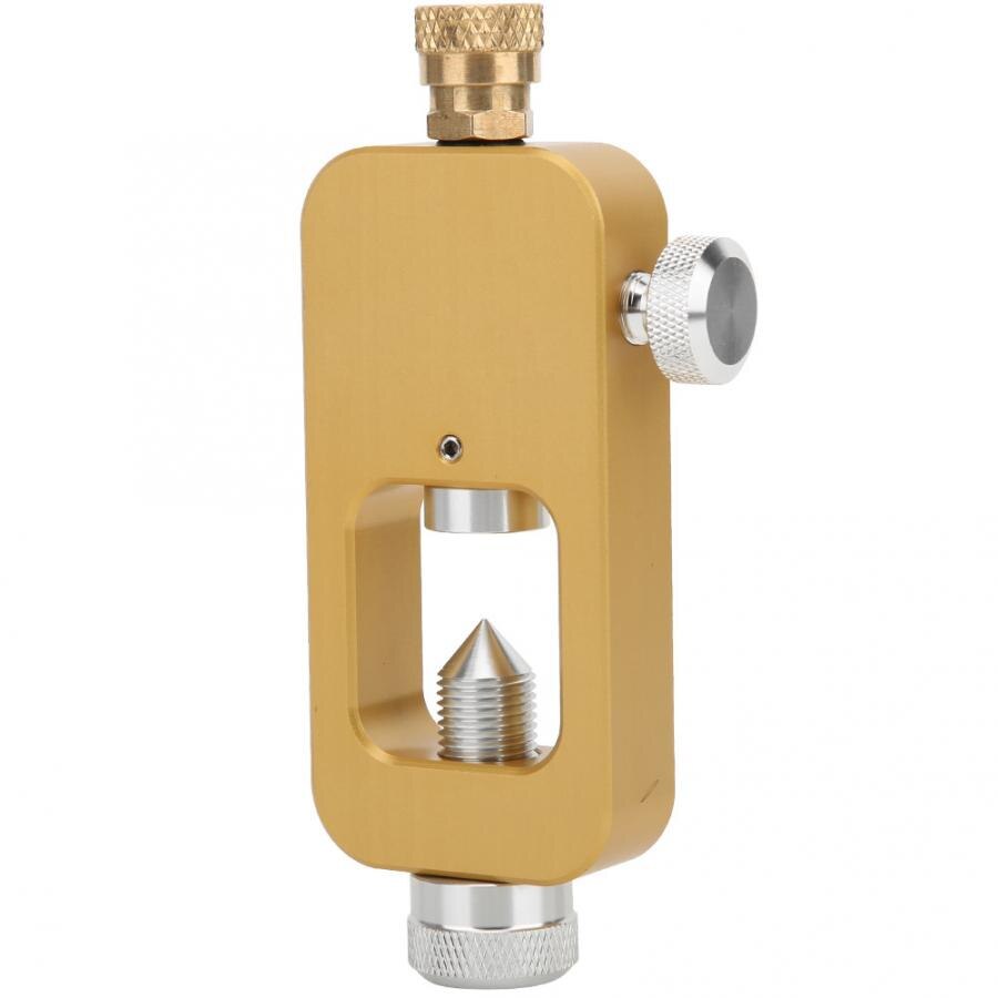 Scuba Diving Adapter 8mm Oxygen Bottle Connector with Pressure Gage for Underwater Bottle Adapter Snorkeling Equipment