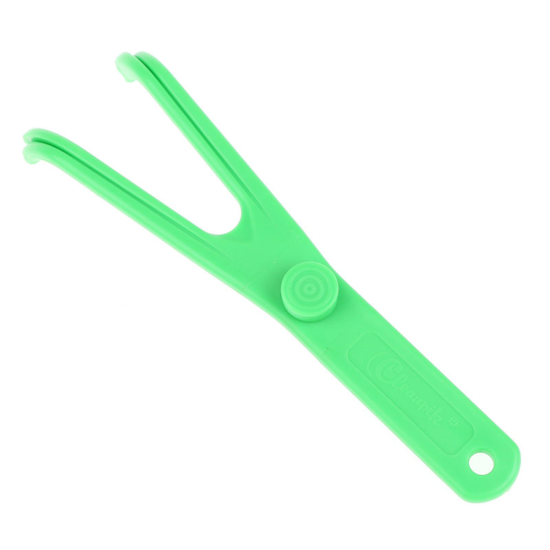 1PC Zahnseide Halter Hilfe Oral Hygiene Zahnstocher Halter für Zahnpflege Interdentalbürste Zähne Reinigung Werkzeuge Oral Gesundheit Reinigung: green