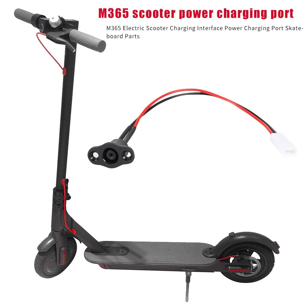 Interface de chargement de Skateboard en ABS Durable, Port de charge électrique pour Scooter électrique M365