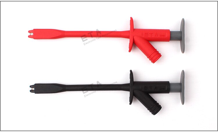 Alligator Clips/test probe of clamp,use for FLUKE TL222 TL224 TL221: Default Title