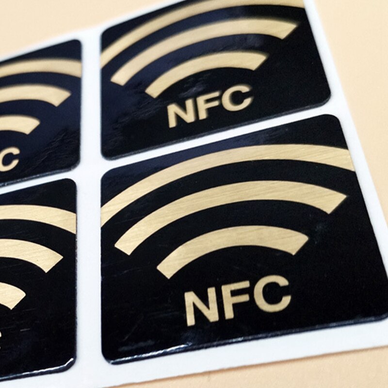 10Pcs NFC 216 Stickers Access Control Anti Metal Interference Intelligent Mobile Phone Inductive Electronic Label With Back Glue