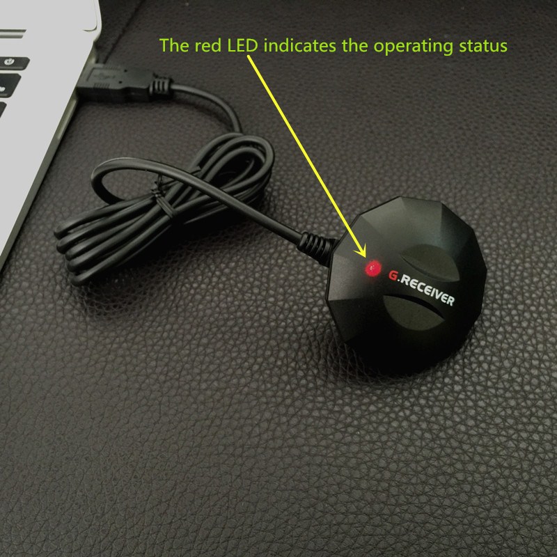 USB GPS GLONASS ontvanger dual GNSS ontvanger module antenne, USB protocol 0183 NMEA vervangen BU353,