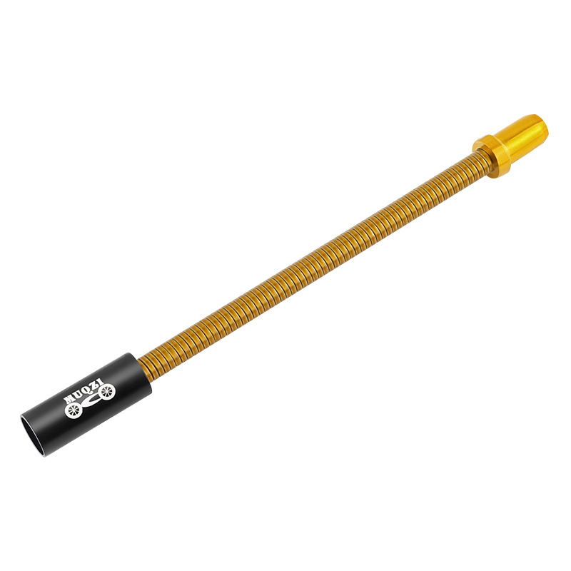 1/2 stücke Fahrrad V Bremse Biegen Rohr Edelstahl Fahrrad Biegsamen Frühling Bremse Biegen Rohr Universal Radfahren V Bremsen flexible Draht: YELLOW