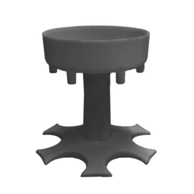 Transparent 6-cup automatic wine dispenser, liquor beer party pourer artifact, can meet the party bar party or drinking game: gray