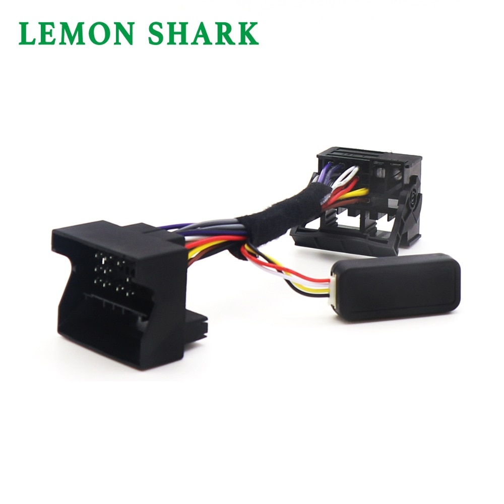 Rcd 330 rcd 360 multifunktionsrat knappestyringssimulator adapter til vw golf 5 6 jetta  mk5 touran caddy passat  b6