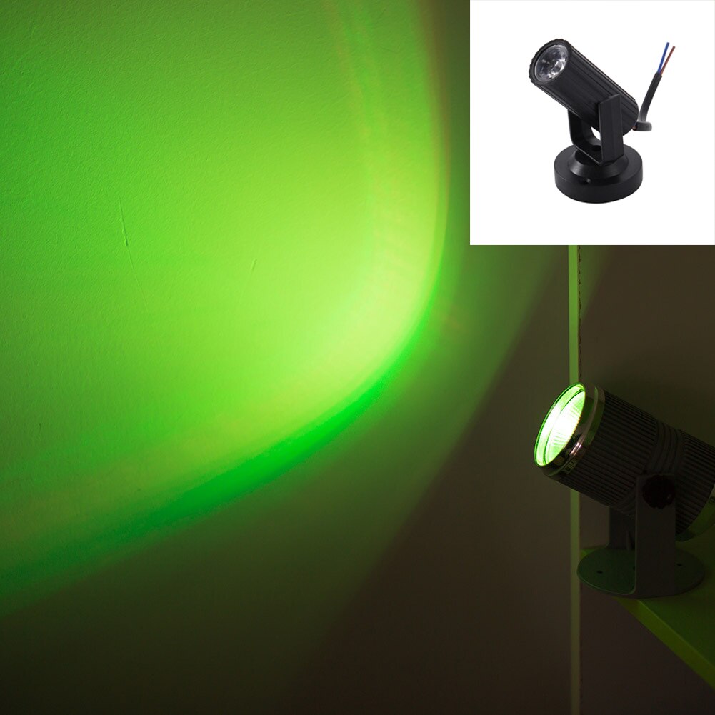 Stage Light Newest RGB Pink/ Blue/Red/White LED Beam Spotlight Party DJ Disco Bar KTV Party Moving Head Stage Lighting: green light black