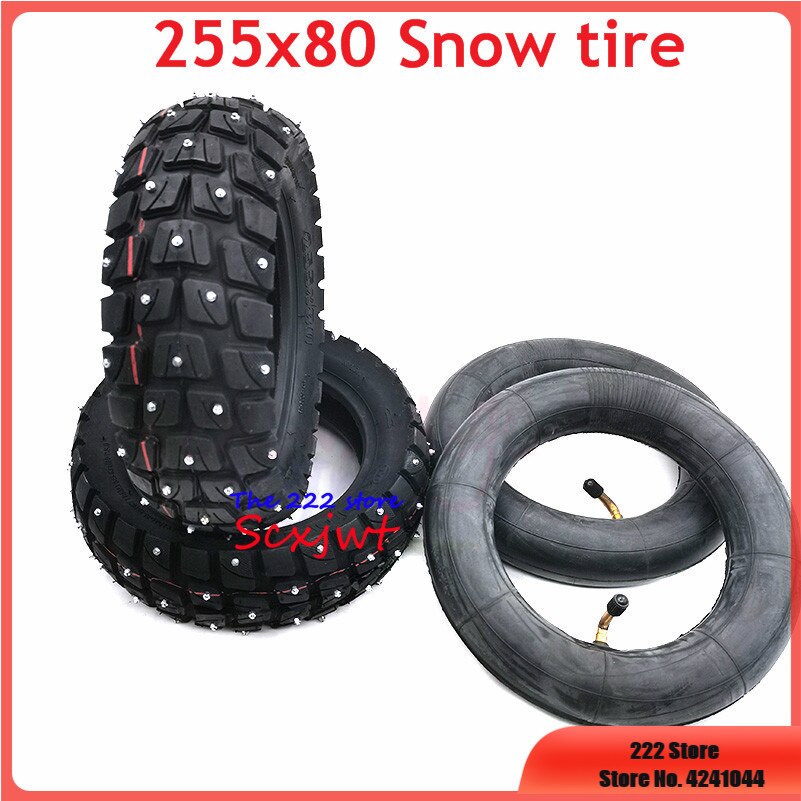 Neumático de nieve para patinete eléctrico, tubo interno de 10x3 pulgadas, para nieve todoterreno, Speedual Grace 10 Zero 10X 10x3,0 255x80