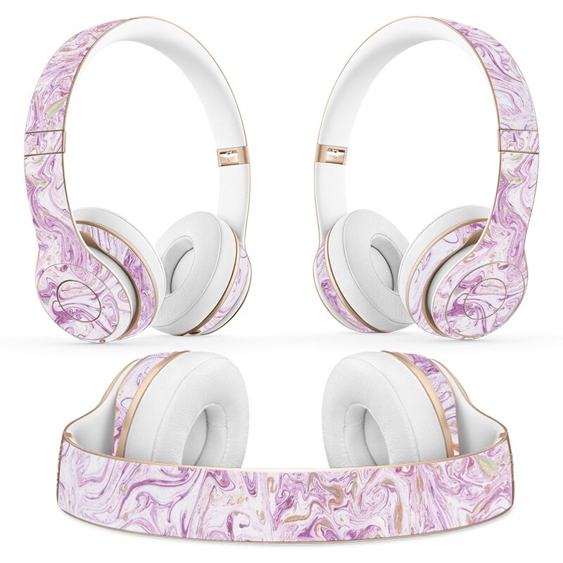 Marbling Headphone Sticker for Beats Solo 2 solo 3 Wireless Headphone skin sticker for solo2 solo3 vinyl sticker: TN-Solo2-0193