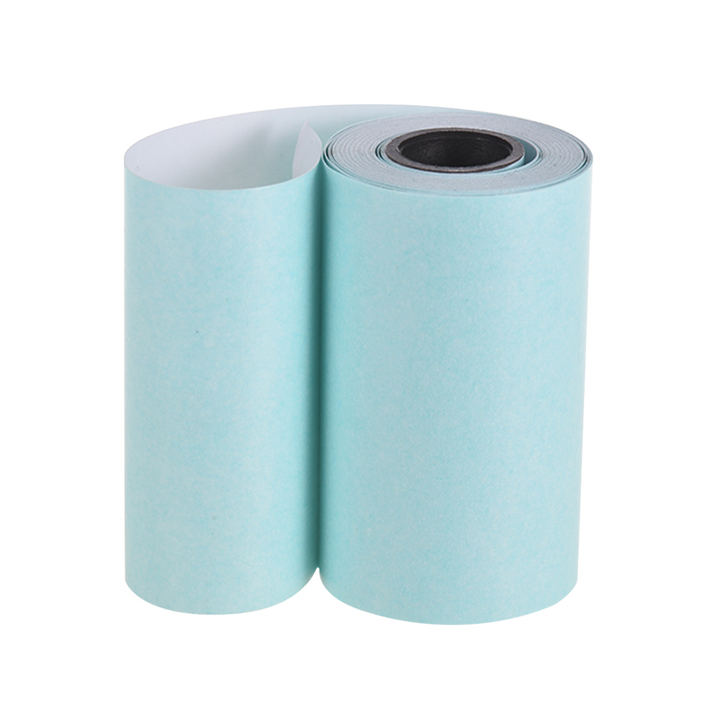 Printable Sticker Paper Roll Direct Thermal Paper with Self-adhesive 57*30mm(2.17*1.18in) for PeriPage A6 Pocket Thermal Printer