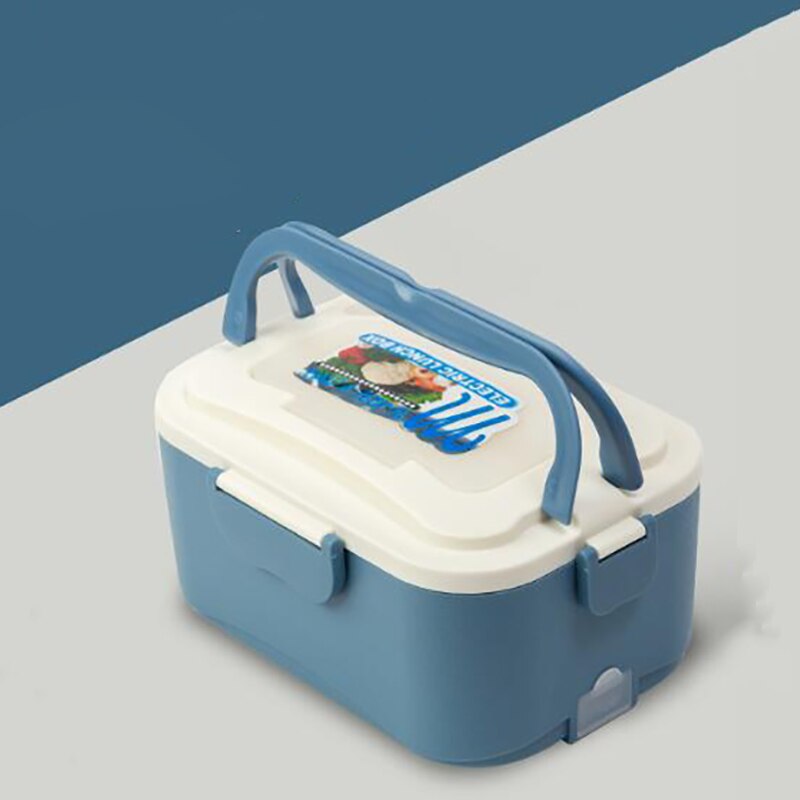 Electric Lunch Box Portable Heated Food Warmer Box Stainless Steel Inner Pot Lunch Box Set 12V/24V/220V for Car/Truck Lunch Box
