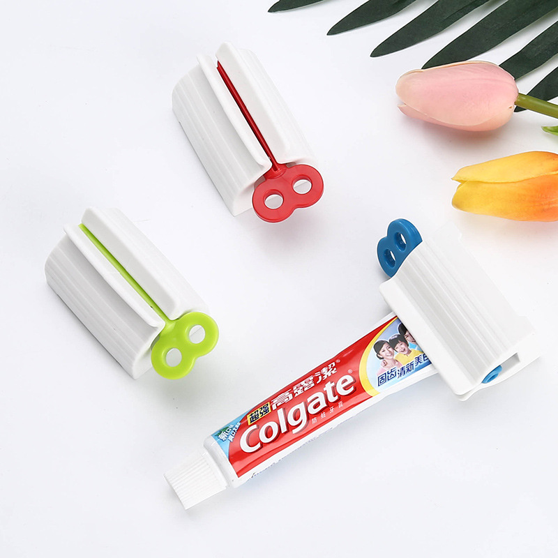 Home Toothpaste Dispenser Squeezer Bathroom Accessories Toothpaste Holder Organizer Hair Dye Cosmetic Squeezer No Waste