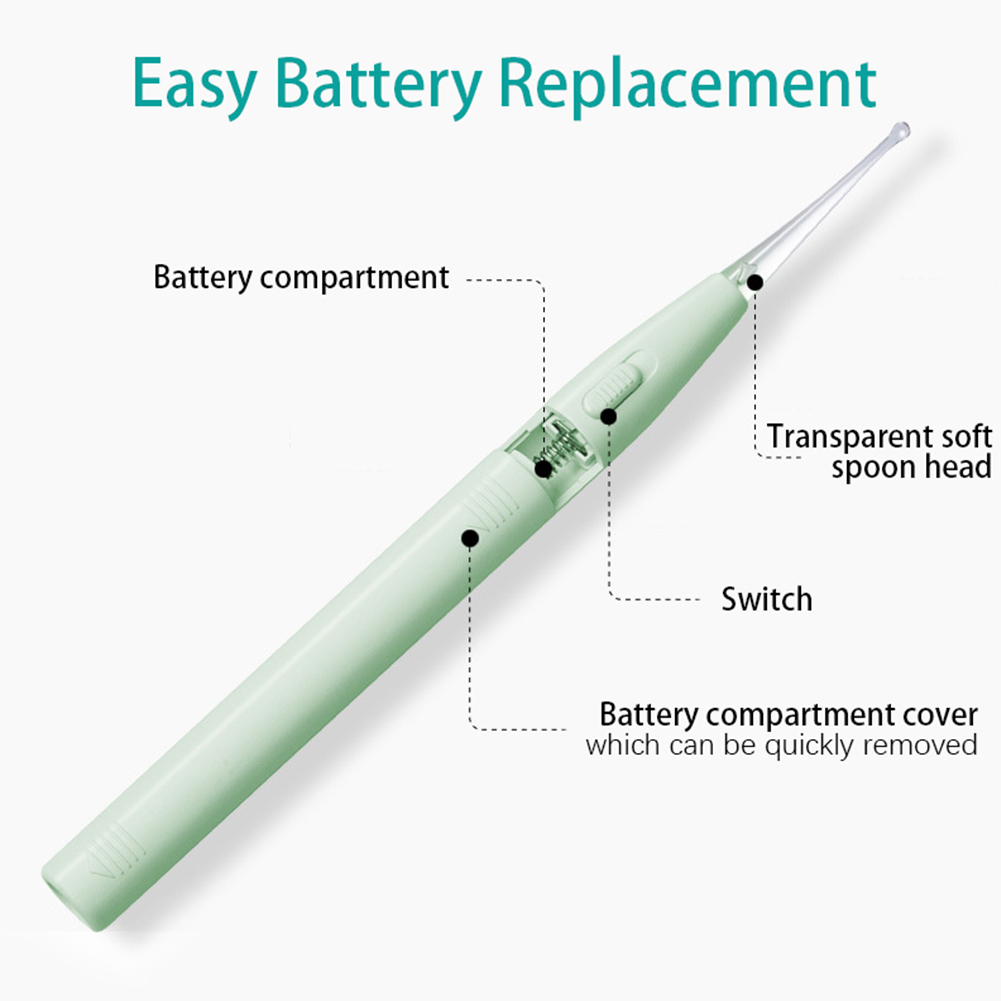 Cure-oreilles en silicone pour bébé, cure-oreilles lumineux, élimination de la cire, Curette légère, doux, soins de santé