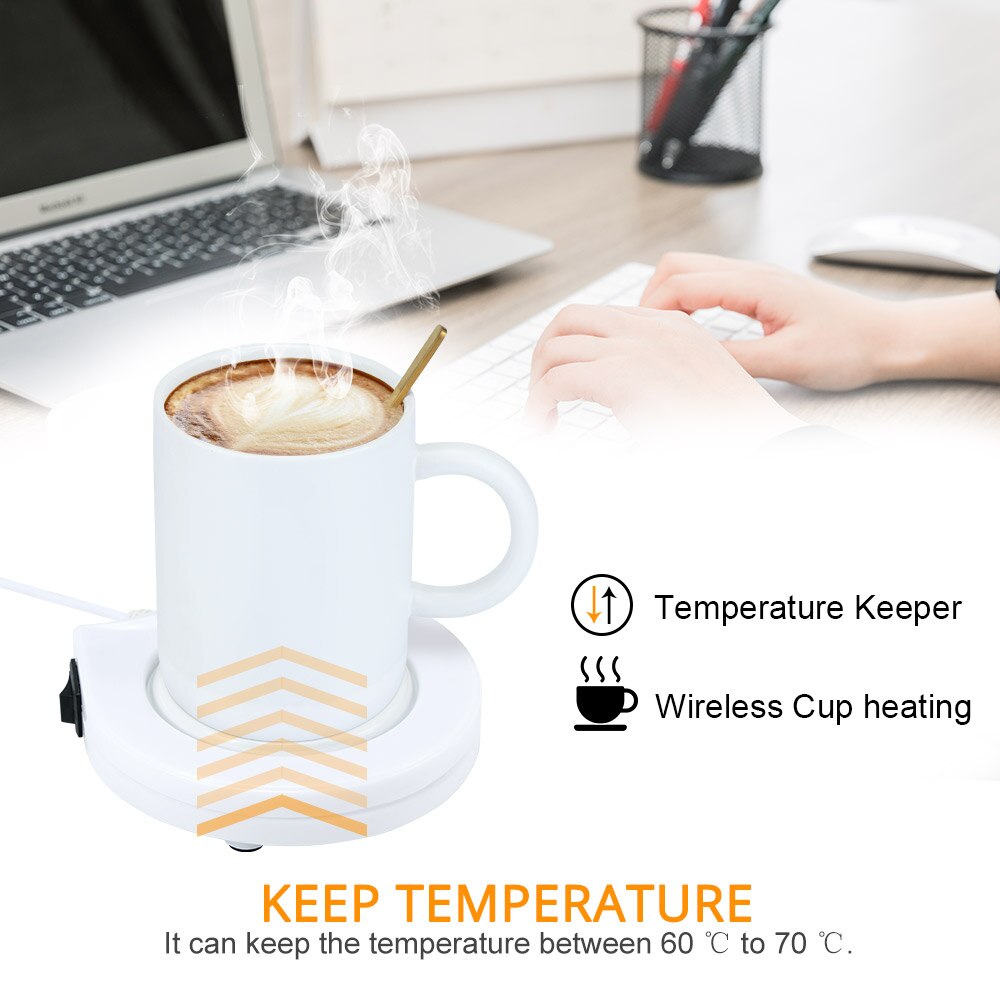 Usb Warme Plaat Cup Warmer Verwarming Plaat Elektrische Verwarming Isolatie Coaster Bureau Gebruik Warmer Plaat Koffie Warmer Plaat