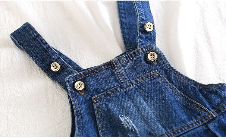 1-3 Jaar Jeans Herfst Lente Peuter Jongens En Grils Casual Denim Broek Jumpsuits Overalls Broek
