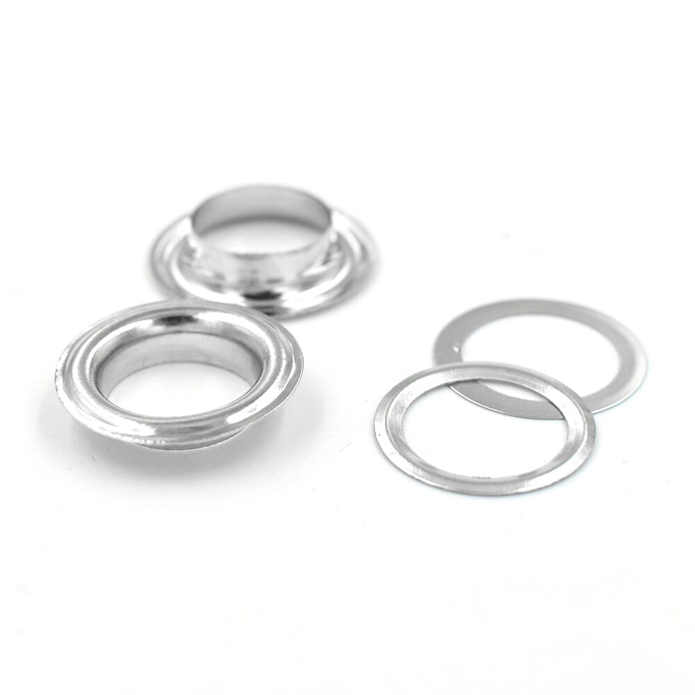 (50pieces/lot) inner diameter 17mm metal Eyelets Shoebox holes Canopy cloth drawstring holes Silver rivets Sewing repair