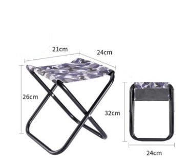 Suzakoo bærbar udendørs camping sammenklappelig rejsestol