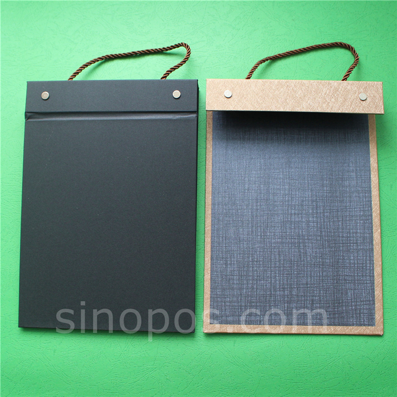 Swatch StackBook Cover A4, fabric samples cards holder textile material collection stack book leather flip fold display binder