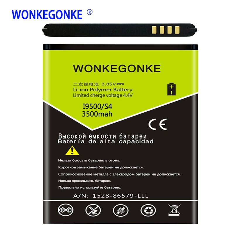 WONKEGONKE B600BE B600BC Voor Samsung GALAXY S4 SIV I9500 I9505 I9508 I9507V Batterijen Bateria