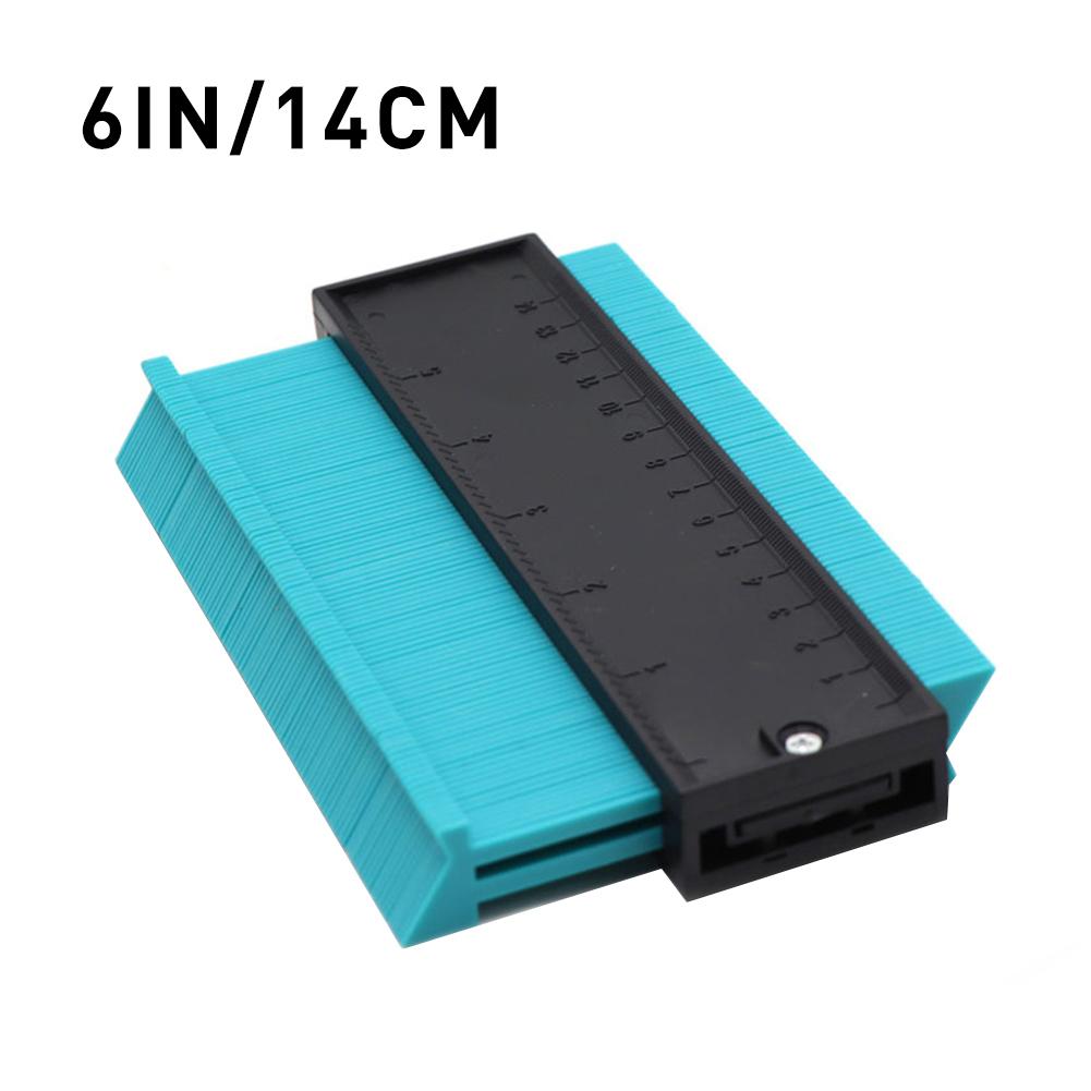 12/14/25 cm kontur duplicering profil mätning verktyg mätare modell kontur duplicering kontur plast kontur kopia duplicering: 6in 14cm grönt