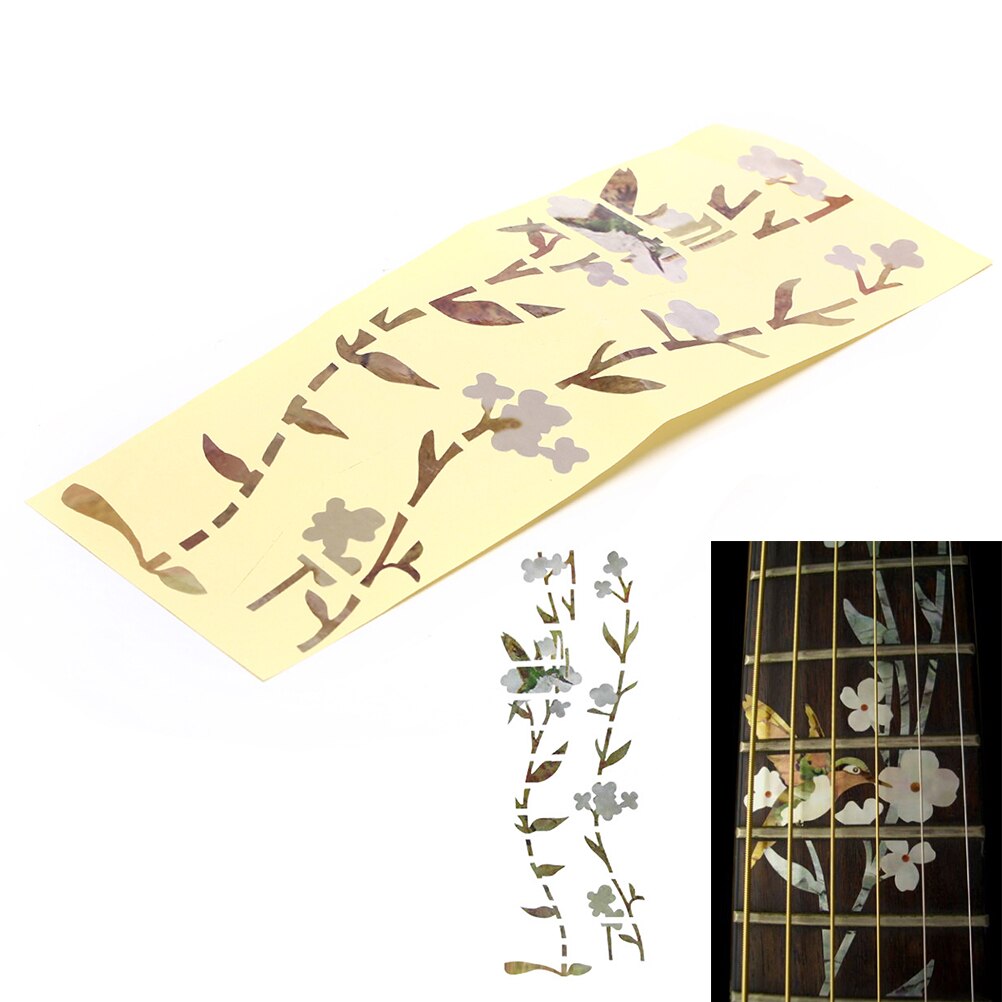 Flower Bass Sticker Fretboard Marker DIY Decal for Acoustic Electric Guitar