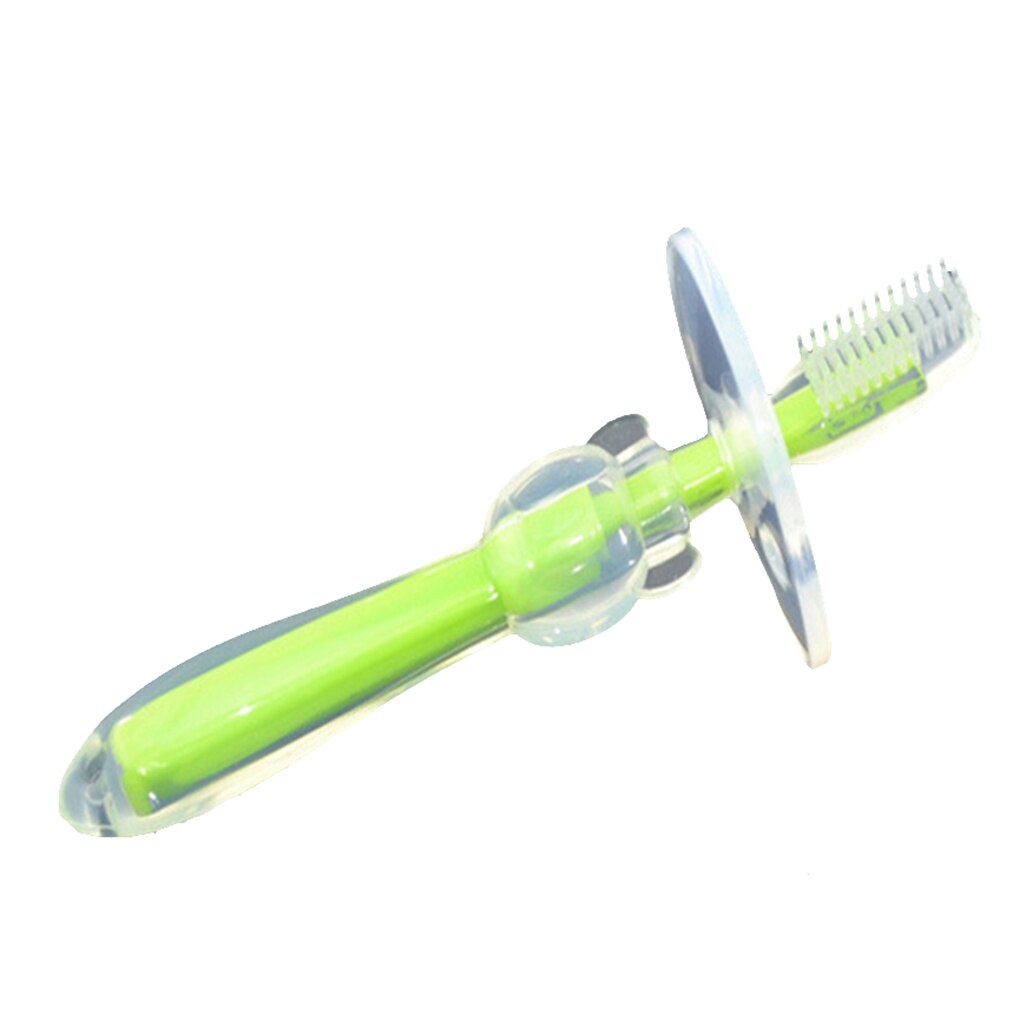 1pc børn blød silikone træning tandbørste baby børn tandpleje tandbørste værktøj baby kid tandbørste babyartikler børn: 3