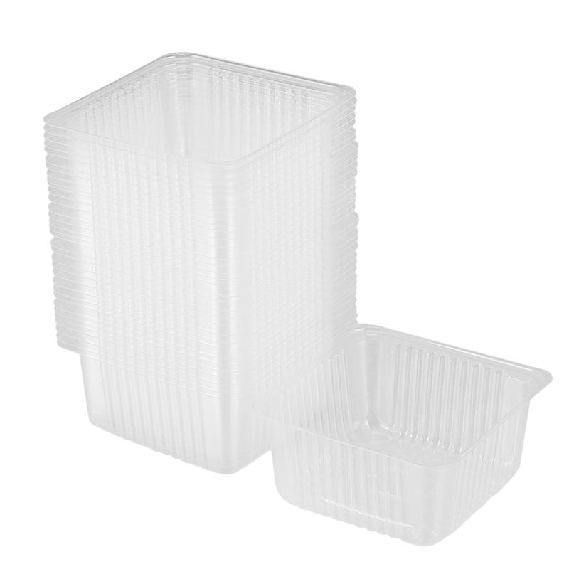 Container Taart 200Pcs Vierkante Maan Cake Trays Verpakking Plasti... – Grandado