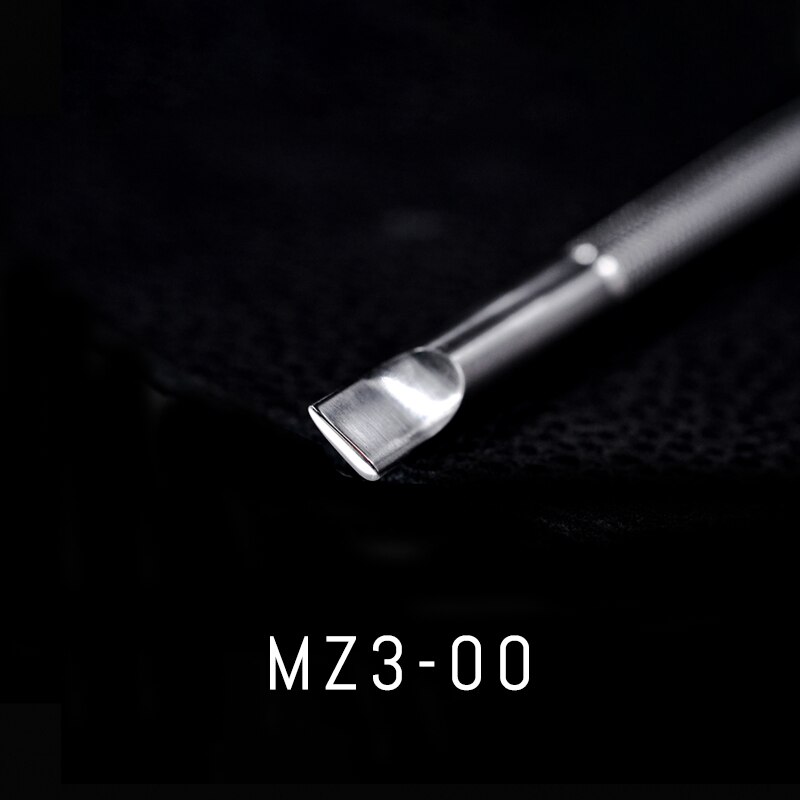 Sozo MZ3 Leer Werk Stempelen Tool Thumbprint Glad In Sheridan Zadel Maken Carving Postzegels 304 Rvs: MZ3-00