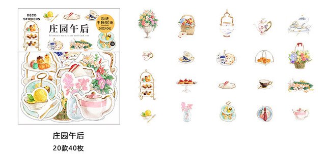 20-40 st/lot vintage tid och utrymme betyder klistermärke dekoration klistermärken diy för hantverk dagbok scrapbooking planerare etikett klistermärke: C