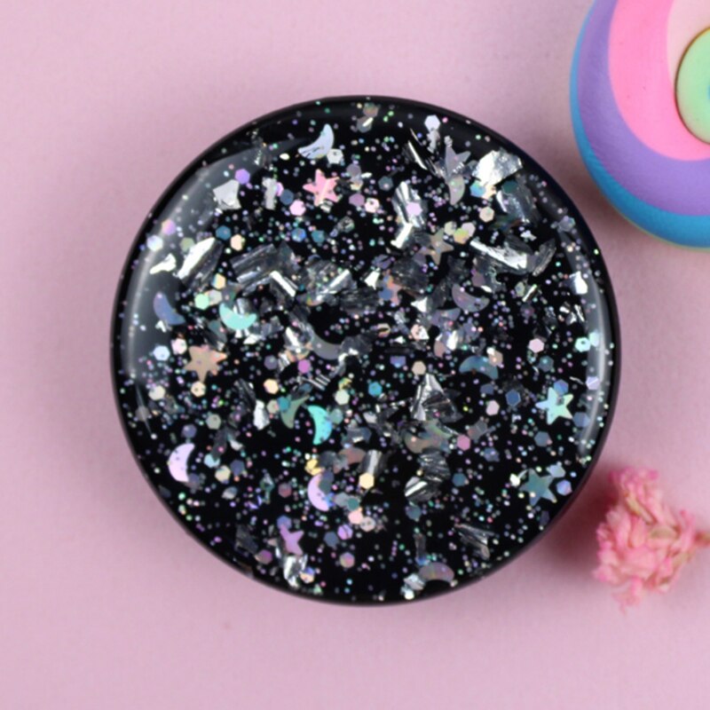 Zeshoekige gladde epoxy multifunctionele telefoonhouder met gripbevestiging, airbagbeugel voor mobiele telefoon en kleine tafel.: 14