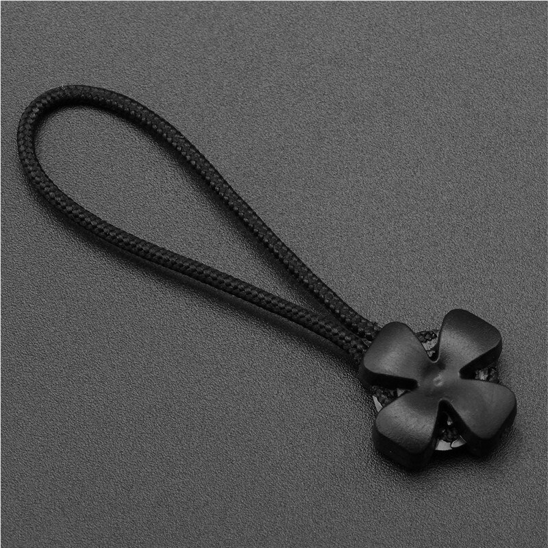 1000 Pieces/Lot Zipper Slider Zipper Slip Rope Pull Puller Detachable Clip Slider Cord For Clothes Bags Garment Accessory