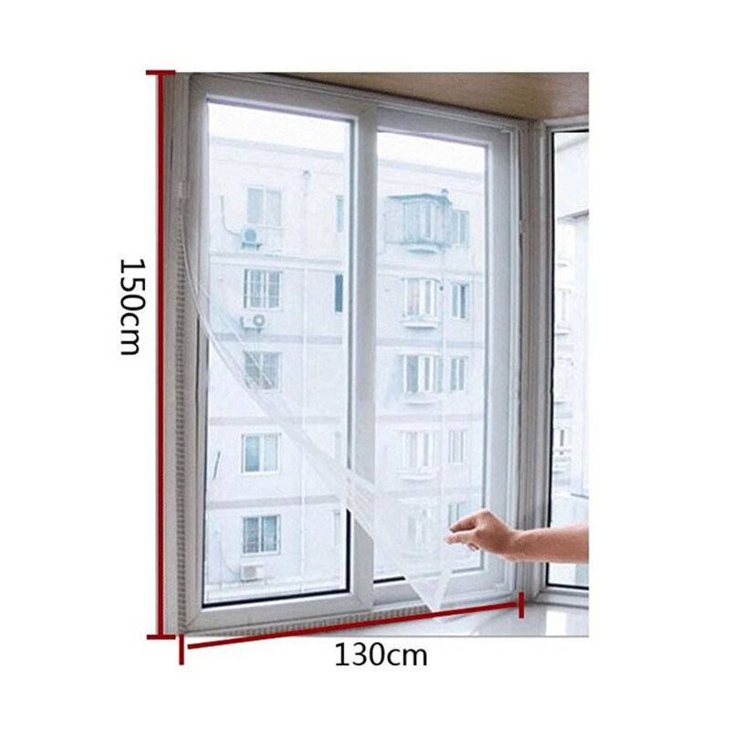 Insect Screen Window Netting Kit Fly Bug Wasp Mosquito Curtain Mesh Net Cover Insect Window Net &Tape Home Decor