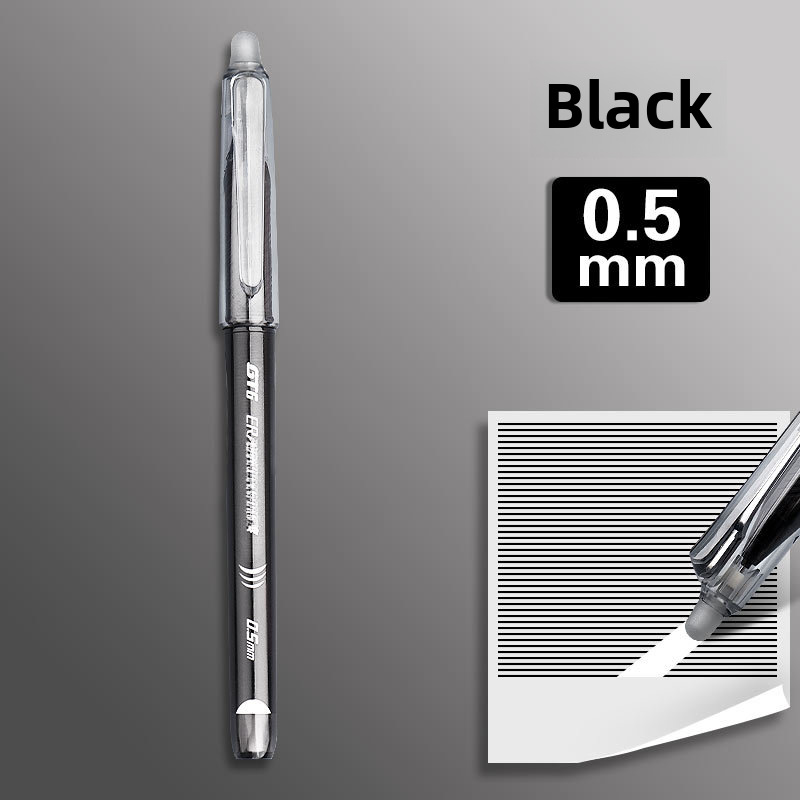 Erasable Gel Pen primary school student special grade three erasable pen refill crystal blue black erasable pen: WHITE