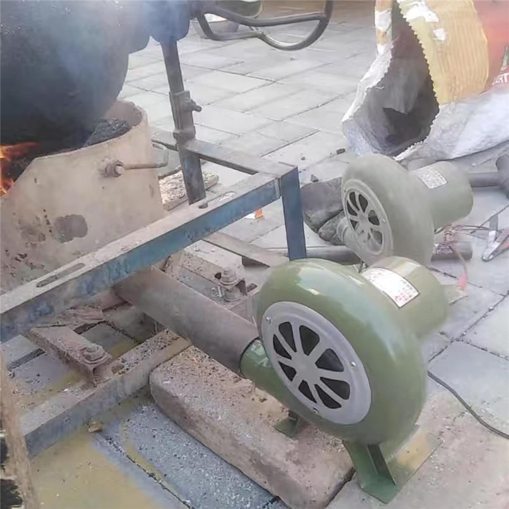 Elektrischer Gebläseventilator, Grillventilator, 100 V, 220 V, geeignet für Grill, Mini-Schmied, Forges-Gebläse mit Geschwindigkeitsadapter, AC100–240 V, M89B