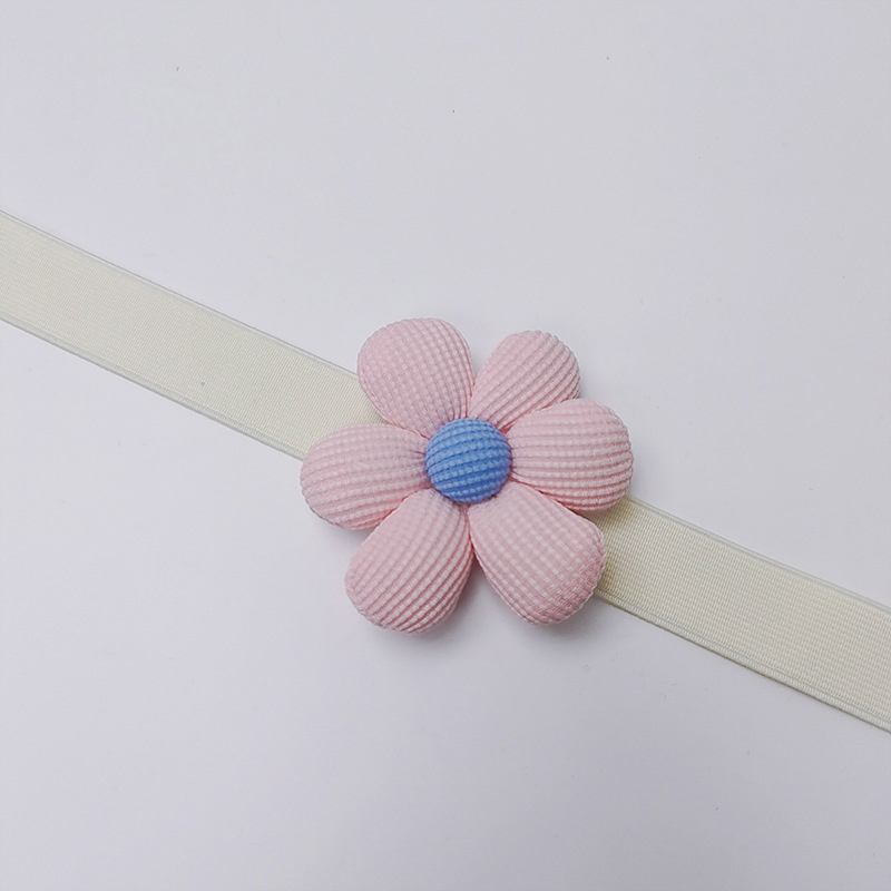 Blumen vorhang Riemen japanischen Stil gewebten Vorhang Kordel zug Seil Karikatur Blumen vorhang Schnalle Blume Quaste Vorhang Raff Halfter: Marine Blau