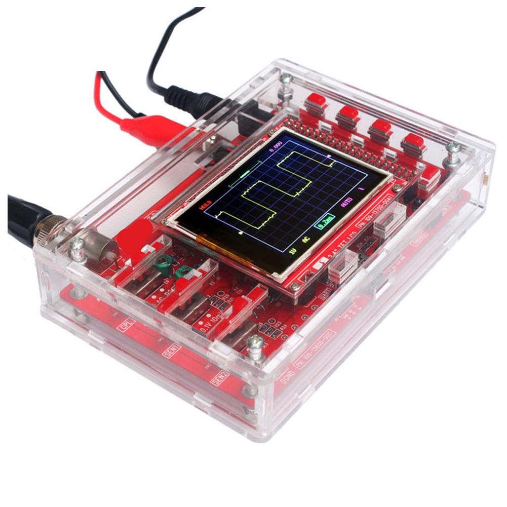 Fully Assembled Digital Oscilloscope With Acrylic Case Short-circuit Open-circuit Detection E-learning Kit Compatible For Dso138: Default Title