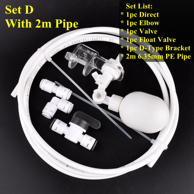1/4 "6,35mm Wasser Spender Ball Schwimmer Ventil einstellen Aquarium Panzer Automatische Wasser Nachfüllen Adapter Einstellbare Höer Schwimmer ventil: Gelb