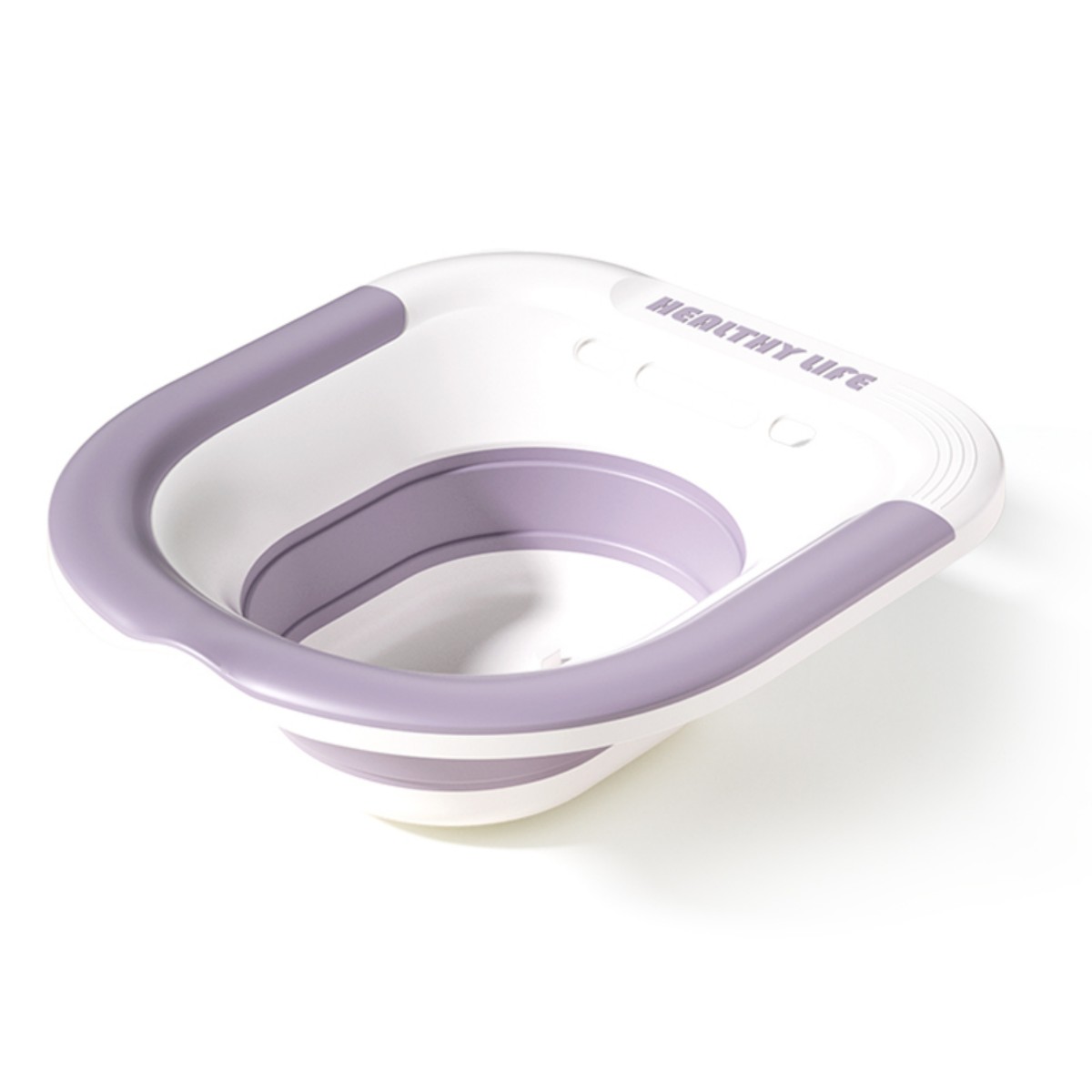 Opvouwbaar toilet Zitbad Zwangere vrouwen Speciale wastafel Bad Inweken voor zwangere vrouwen Aambei Patiëntverzorgingsbak: violet
