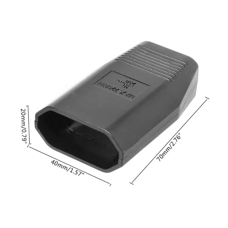 European Standard Female Hole Socket Two-pole Power Extension Cord Plug Outlet WXTC