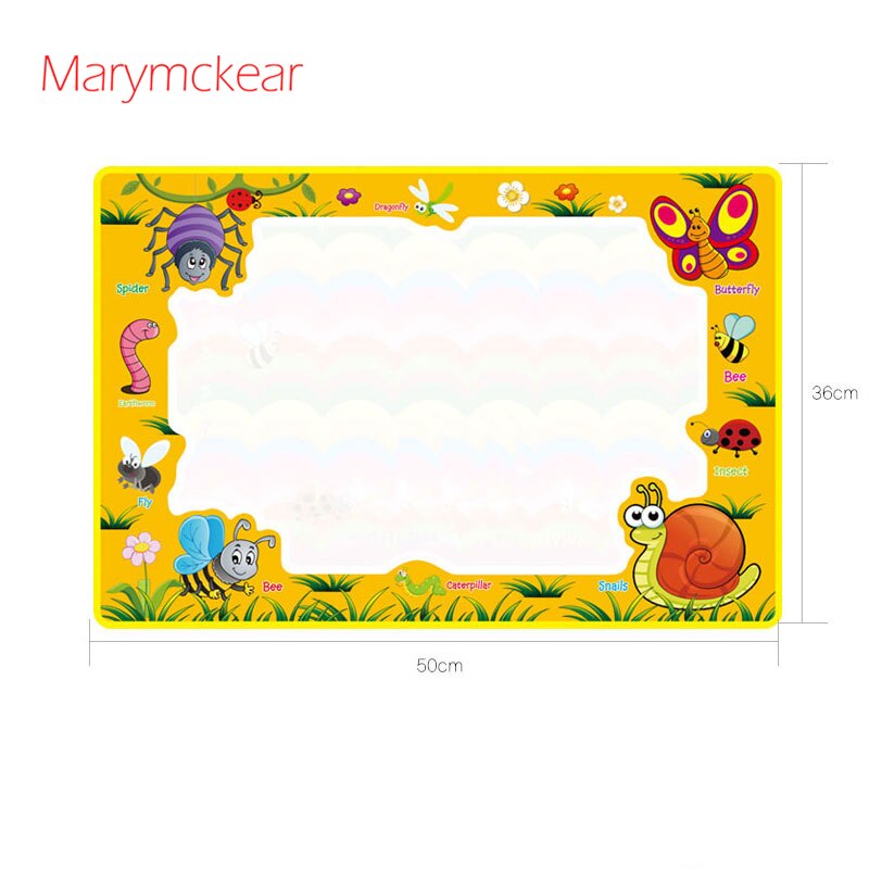 1 Pcs 50x36cm Kids Drawing Board Scratch Art Magic Water Drawing Mat Doodle Toy Kids Craft Water Painting with Water Pen