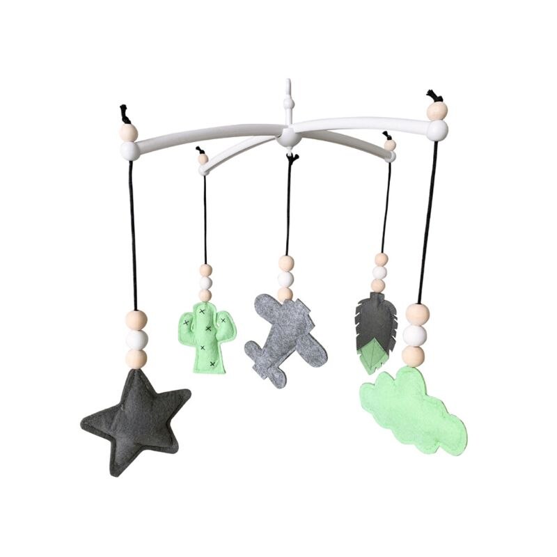 Culla mobile sonaglio Feltro Vento Del Pendente Del Carillon Letto Campana Giocattoli per Bambini Camera arredamento 23GD