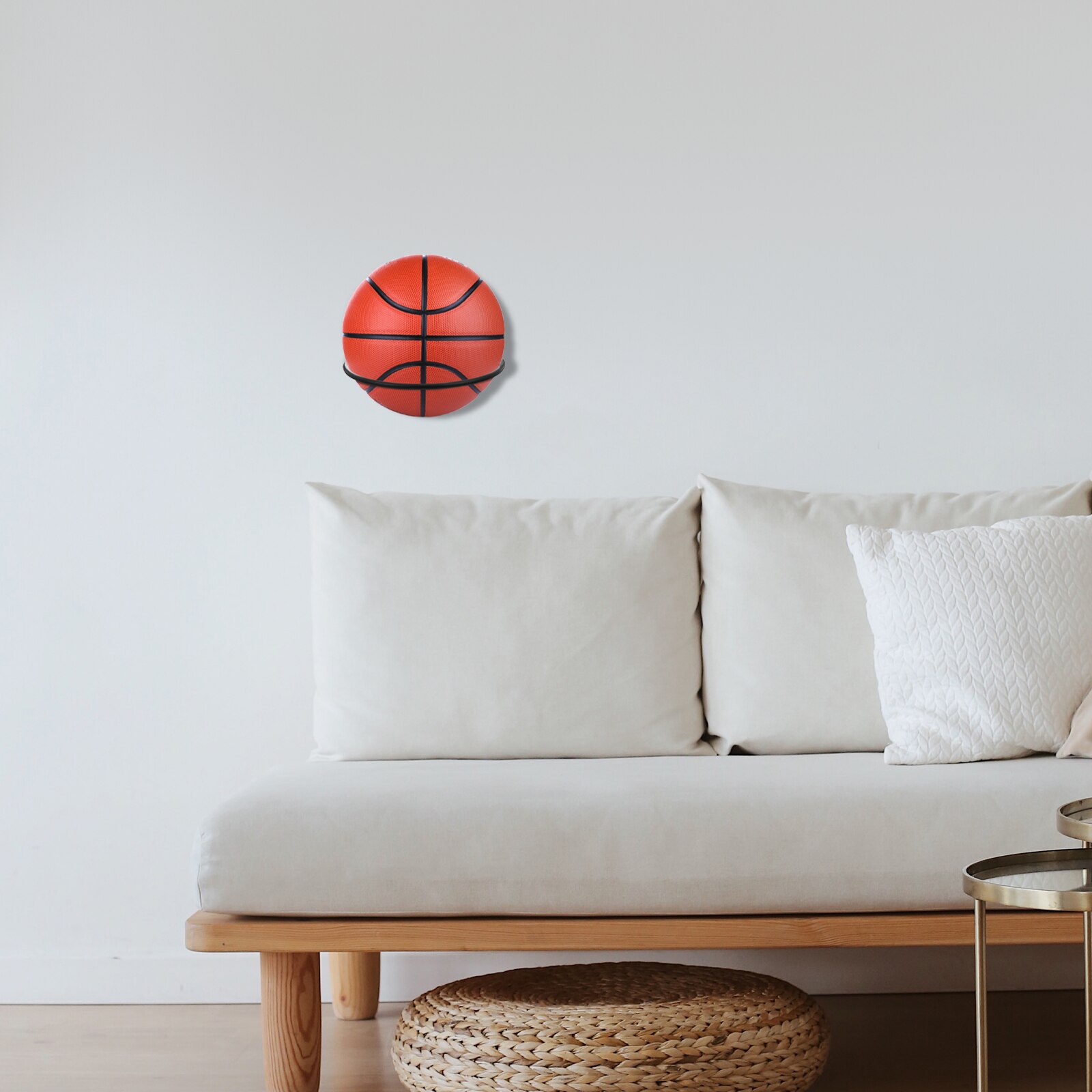 2 pcs basketball storage holder iron balls bracket hats display rack balls show rack for balls shop