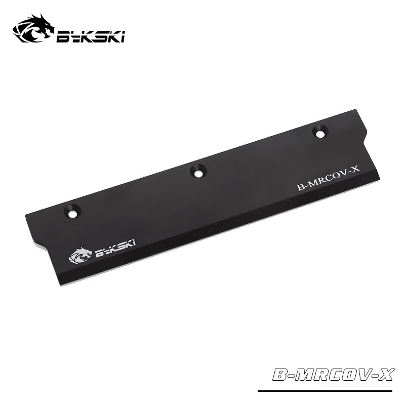 BYKSKI Full Metal Radiator Cover use for RAM Radiator Color Black Cover for Liquid Cooling System Heat Dissipation Cover 1pcs