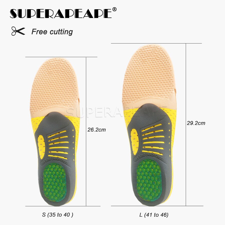 PVC Orthopädische Einlegesohlen Orthesen flache fuß Gesundheit Sohle Pad für Schuhe einsatz Arch Support pad für plantarfasziitis Füße Pflege