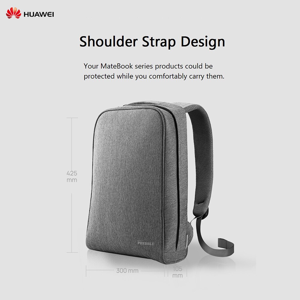 Mochila protectora de fibra de poliéster para ordenador portátil Huawei MateBook X Series / E / D Series MateBook Tablet