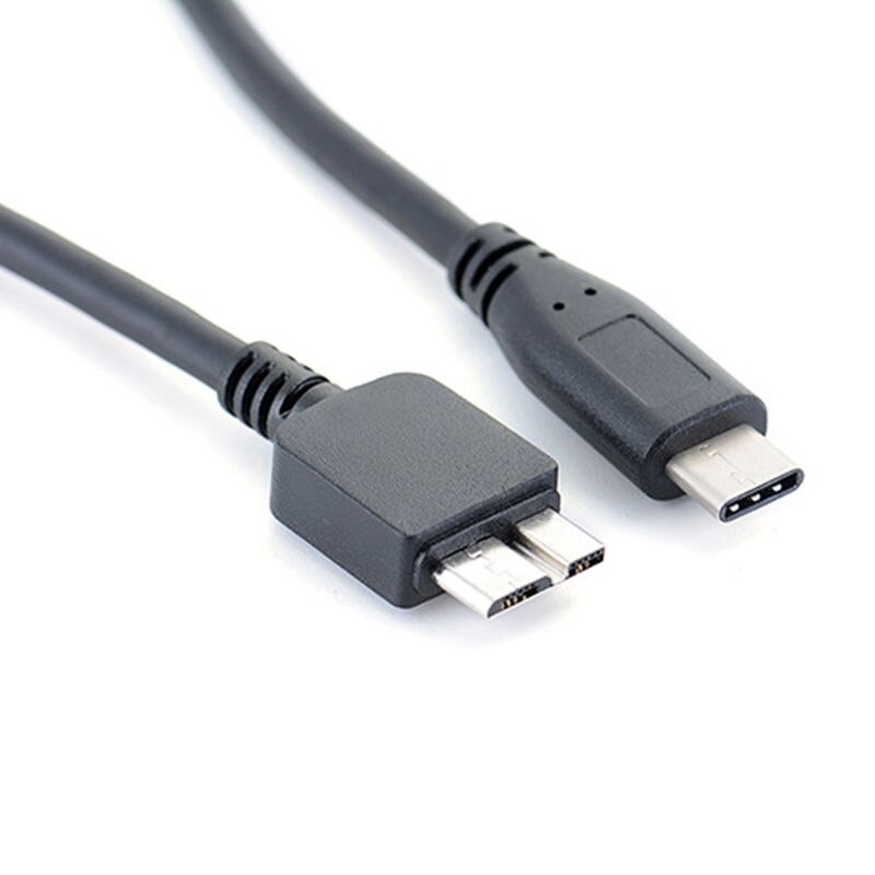 USB 3.1 Type-C to USB 3.0 Micro B Cable Connector Data Line for Hard Drive Smartphone Cell Phone PC Computers