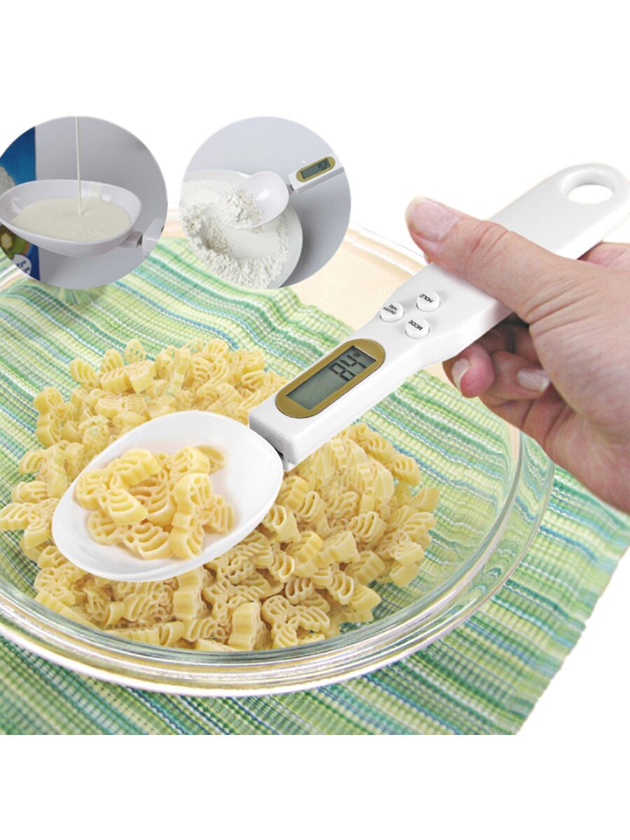 Cuchara medidora Digital de cocina con pantalla Lcd, balanza de cuchara Digital electrónica, Mini báscula de cocina, suministros para hornear