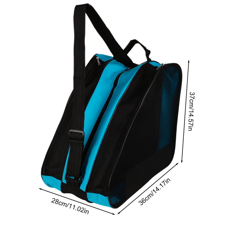 Sac de patins à roulettes Portable, sac de patinage sur glace, grande capacité, respirant, sac de rangement pour patins en ligne pour enfants, sac de chaussures de patinage