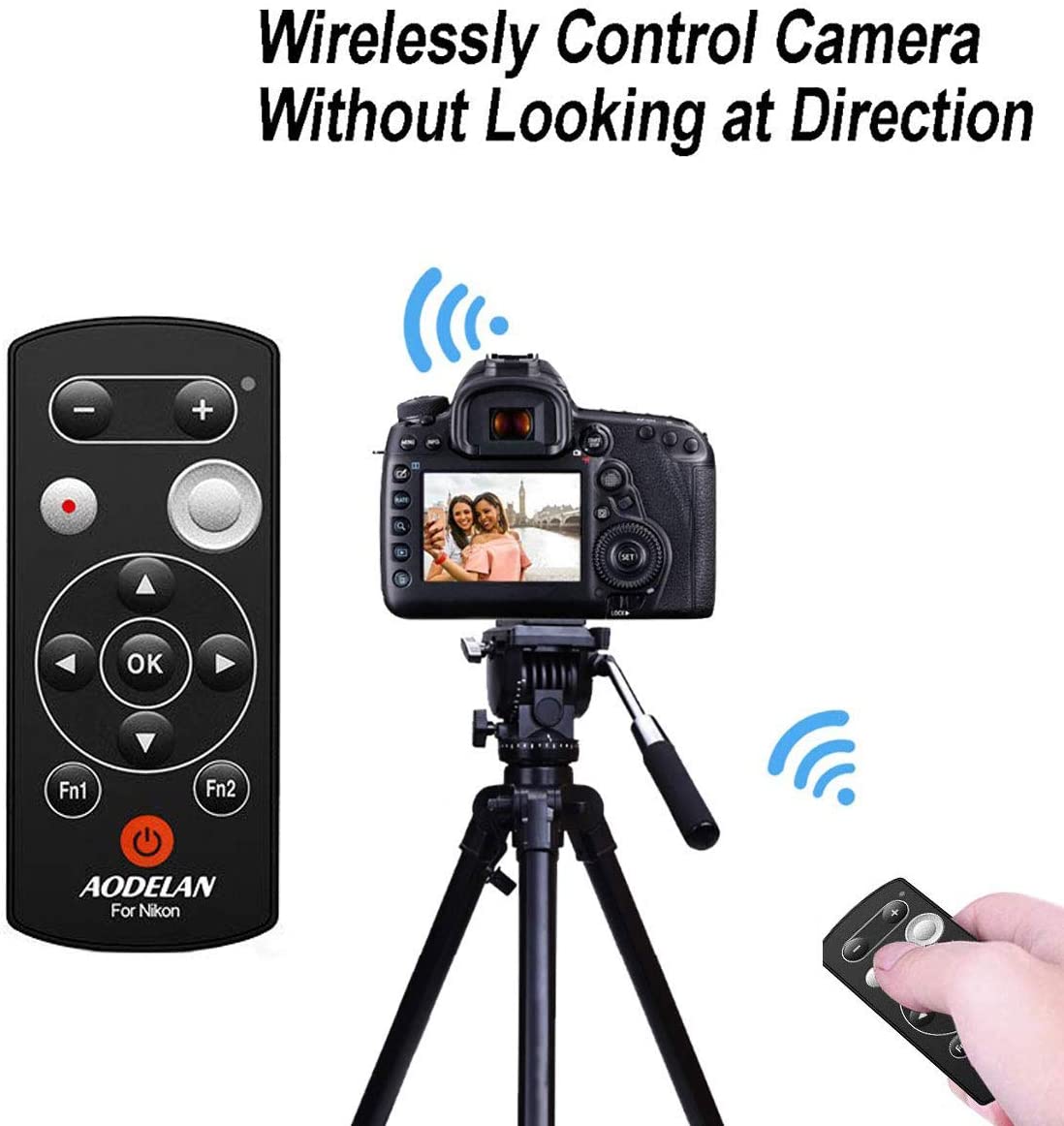 AODELAN ML-L7A Wireless Camera Remote Control Shutter Release for Nikon Zfc A1000 P1000 B600 P950 Z50, Replace Nikon ML-L7: Default Title