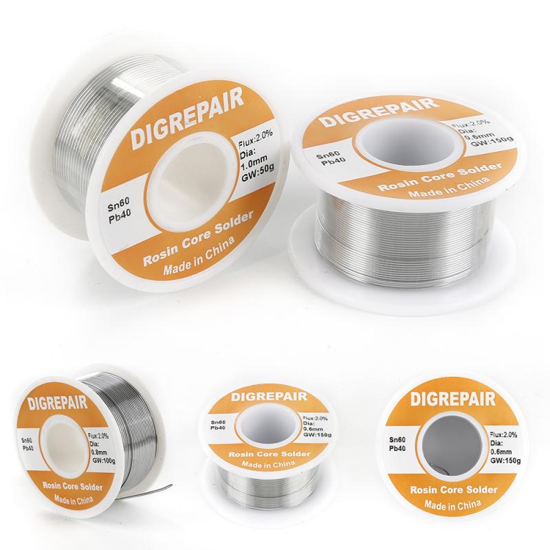 Löten Lot Kabel Fluxed Ader DIY Bastler Elektronik 0.6-1.2mm führen Fluss Desoldering flechten Schweißen