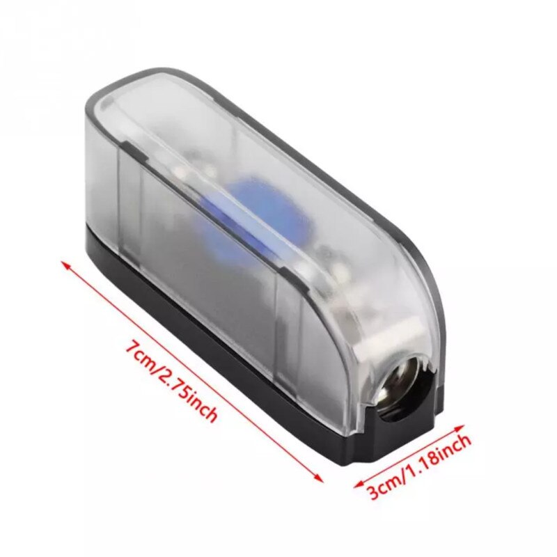 Portafusibles de potencia para Audio de coche, caja de fusibles para coche, 30-150A, Audio estéreo, unidireccional, bloque de distribución de energía
